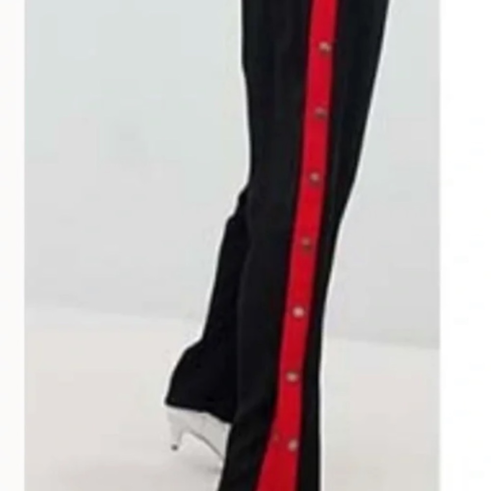 Track pants tearaway side buttons tracks forever 21 women’s pants size -S-B0116